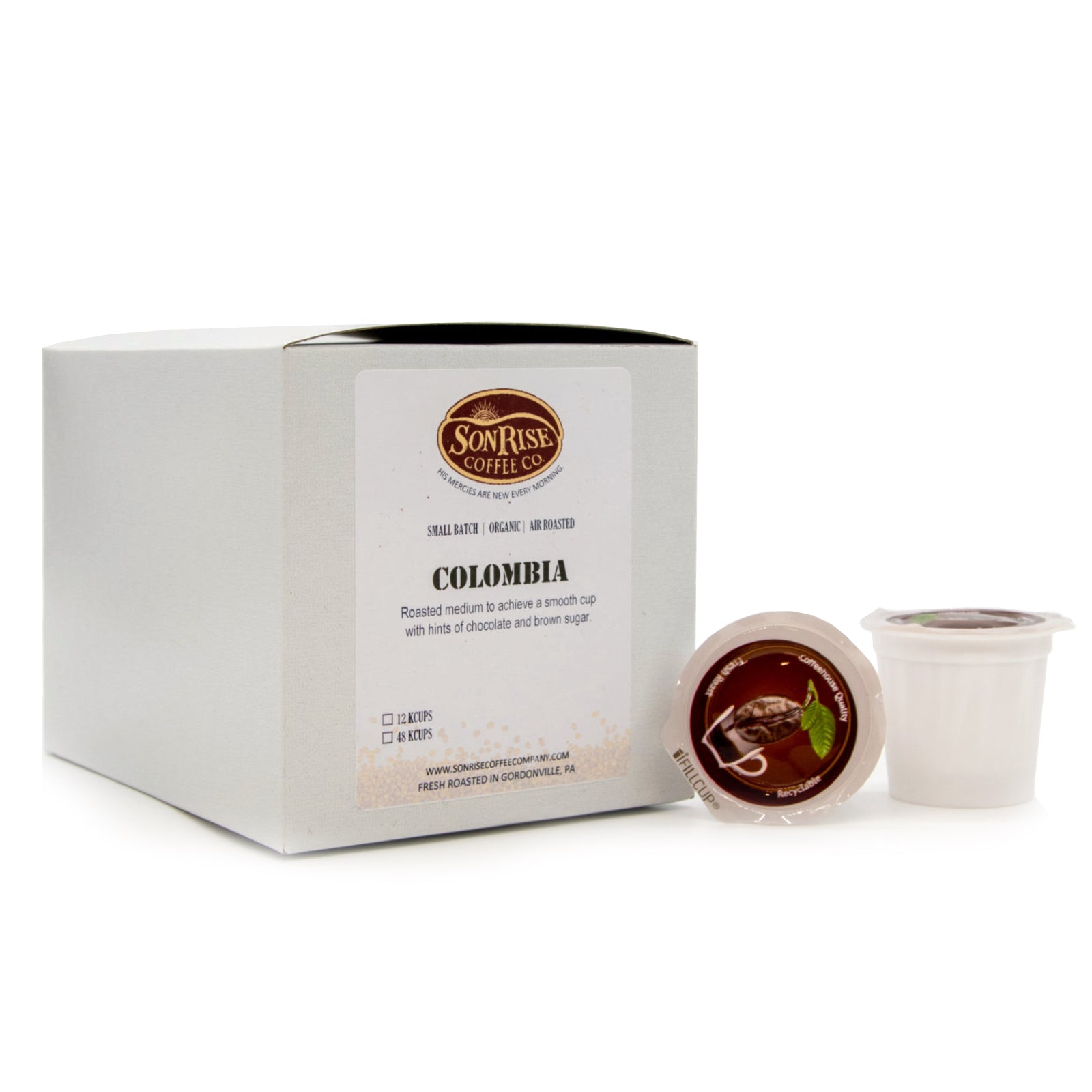 SonRise Coffee Co. Colombia Dark Roast K‑Cups Organic Coffee