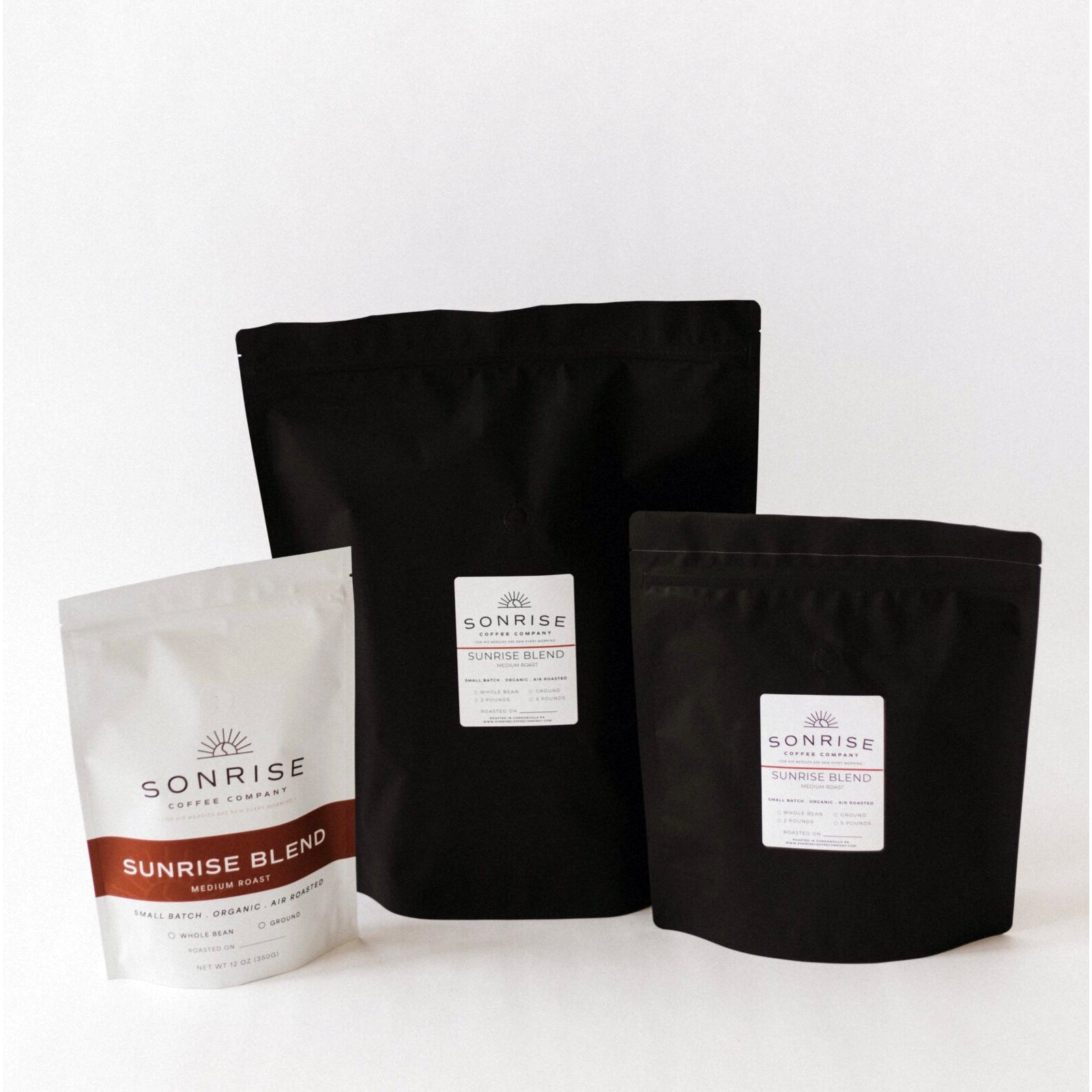 SonRise Coffee Co. Sunrise Blend Medium Roast Organic Coffee