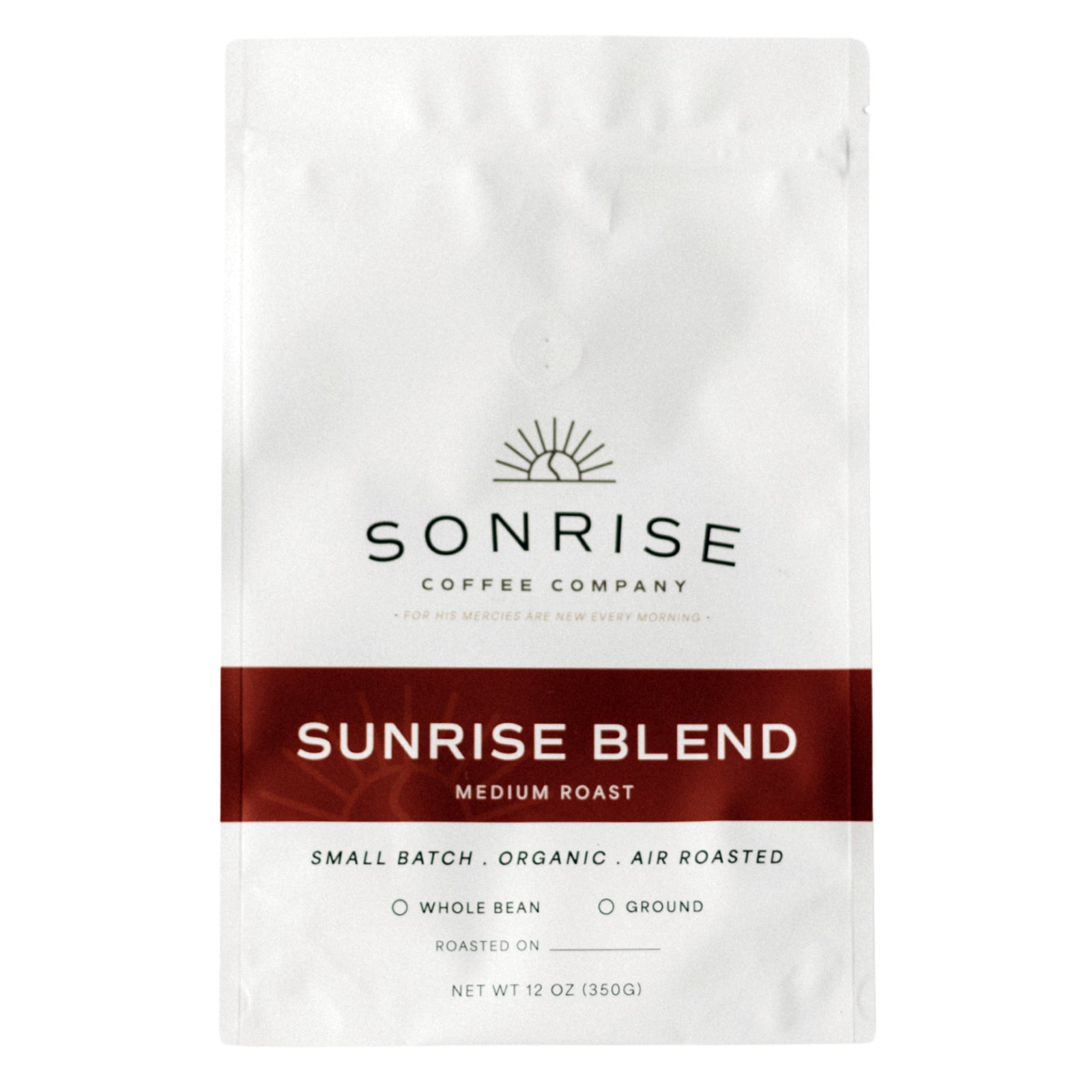SonRise Coffee Co. Sunrise Blend Medium Roast Organic Coffee