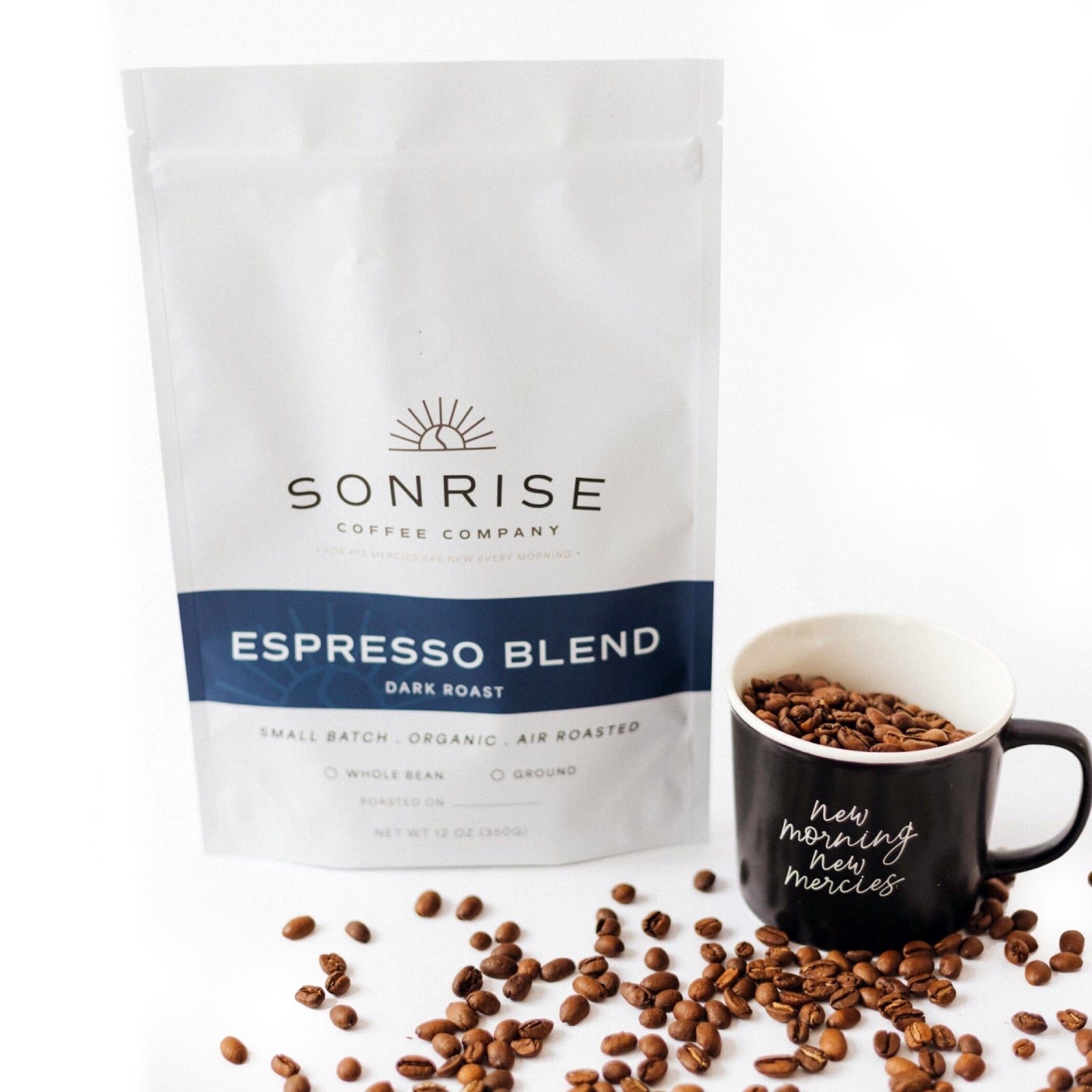 SonRise Coffee Co. Expresso Blend Dark Roast Organic Coffee