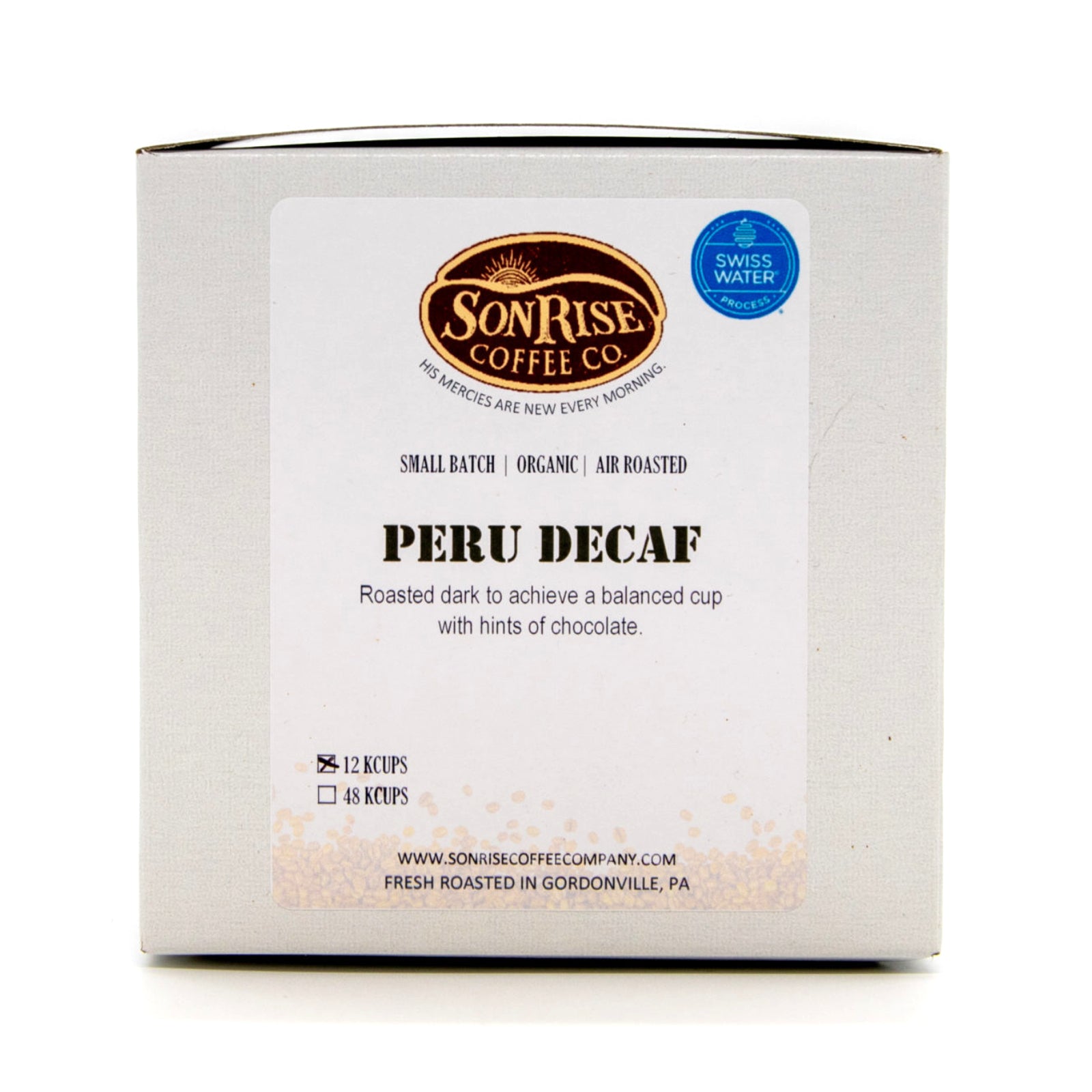 SonRise Coffee Co. Peru Decaf K‑Cups Organic Coffee