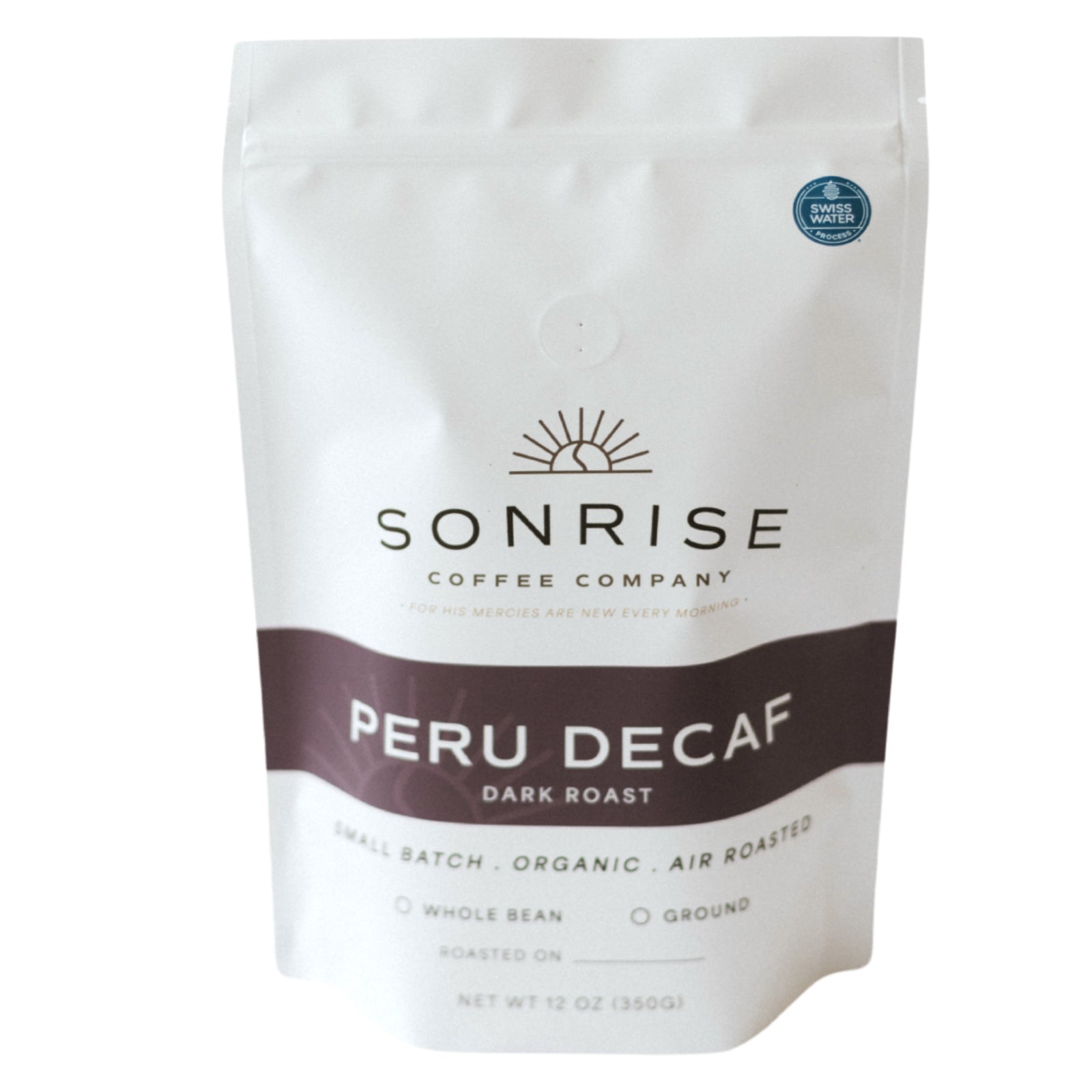 SonRise Coffee Co.Peru Decaf Dark Roast Organic Coffee