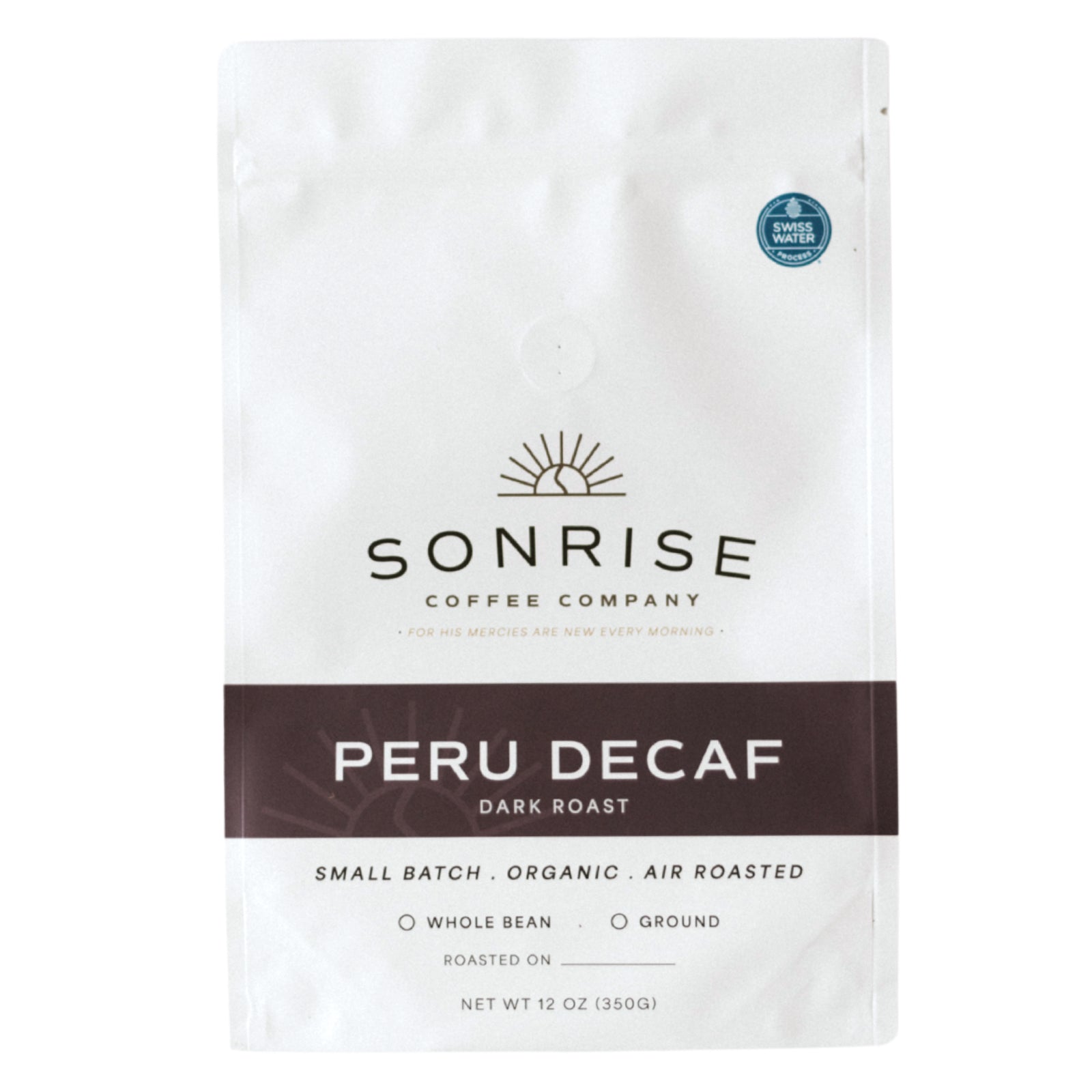 SonRise Coffee Co.Peru Decaf Dark Roast Organic Coffee