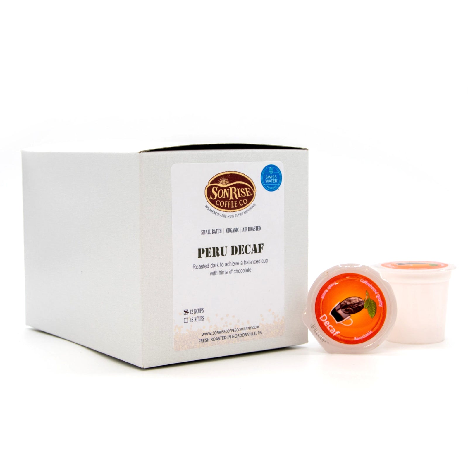 SonRise Coffee Co. Peru Decaf K‑Cups Organic Coffee