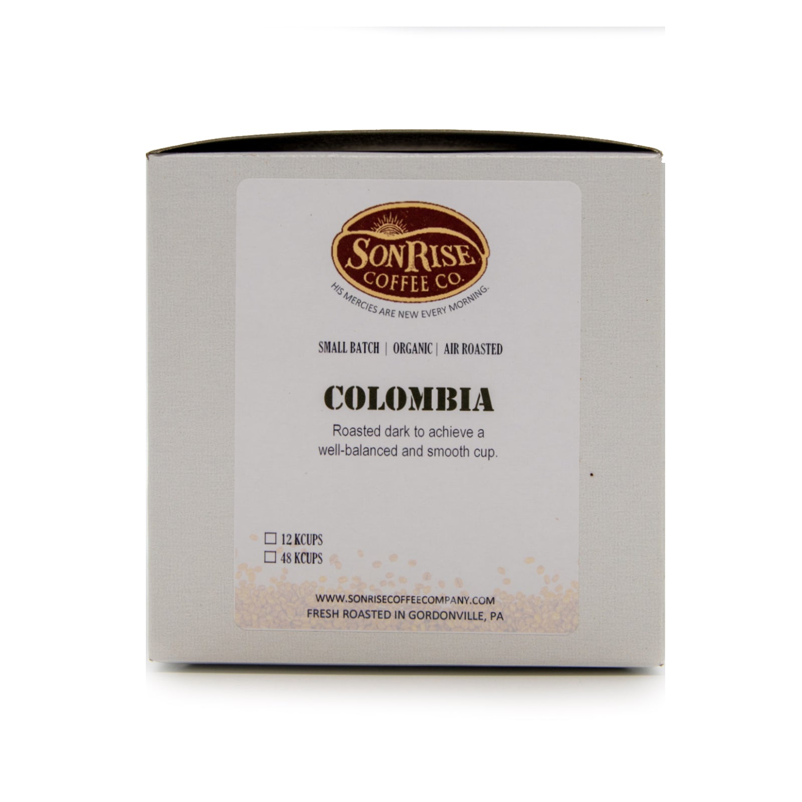 SonRise Coffee Co. Colombia Medium Roast K‑Cups Organic Coffee