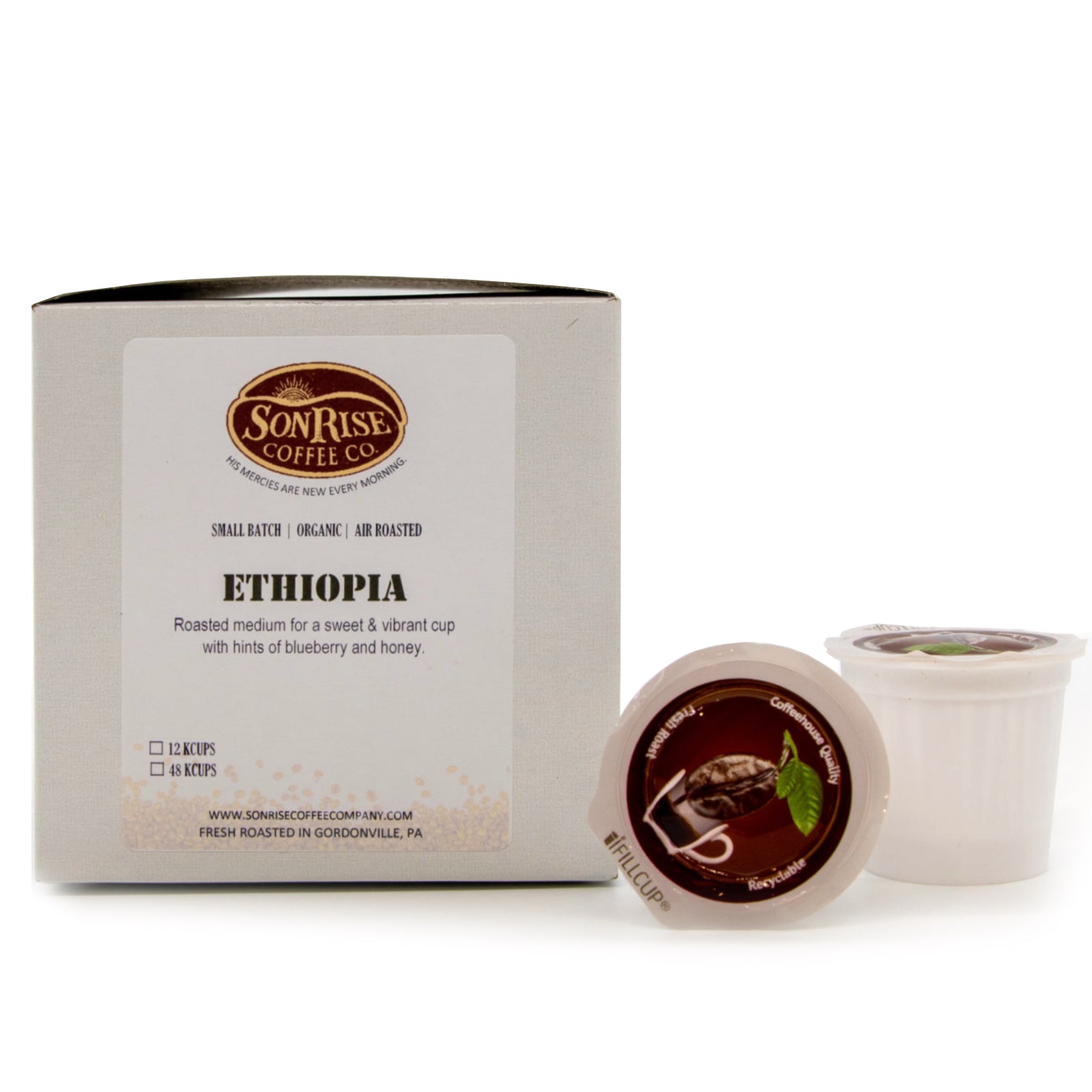 SonRise Coffee Co. Ethiopia Decaf K‑Cups Organic Coffee