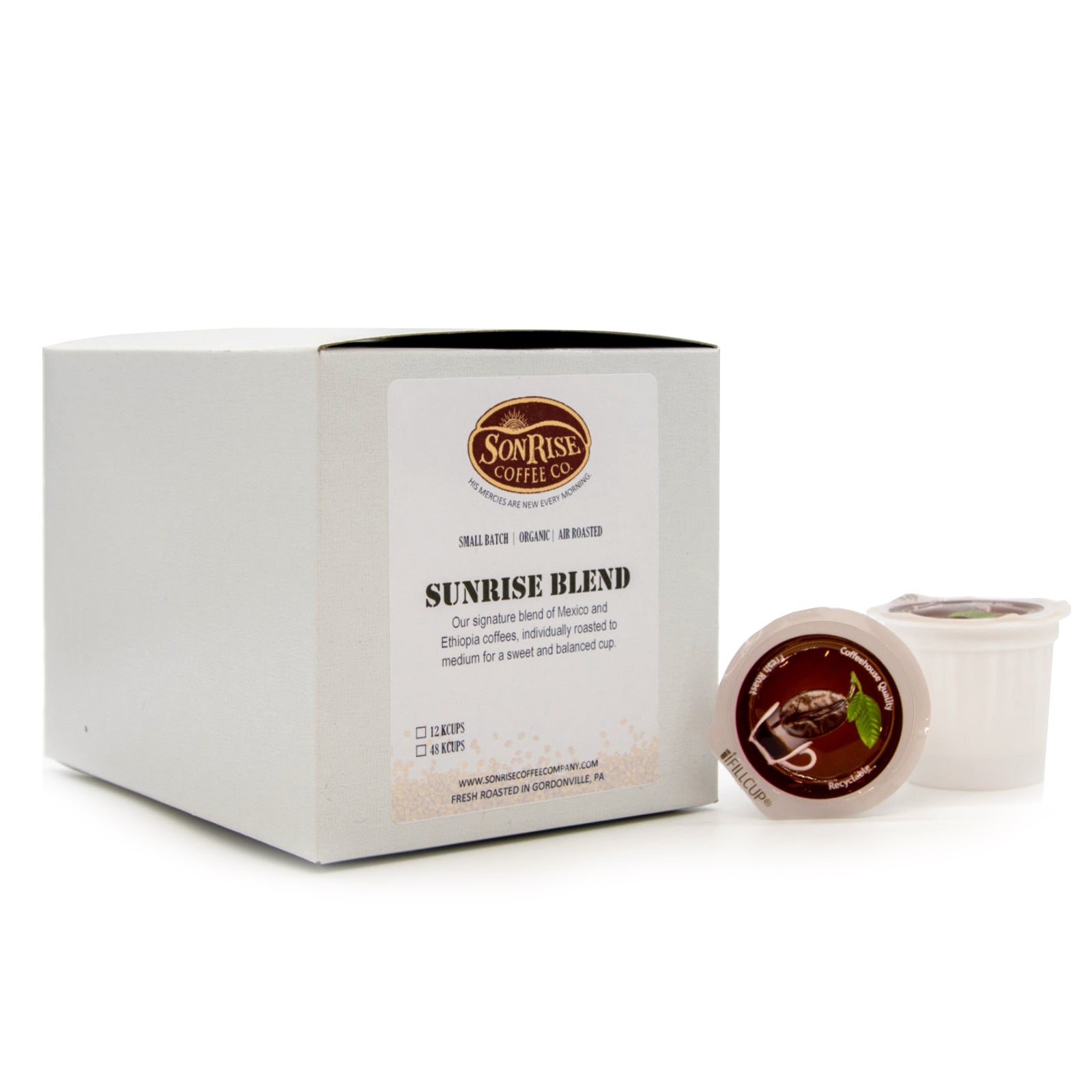 Sunrise Blend Medium Roast K‑Cups Organic Coffee